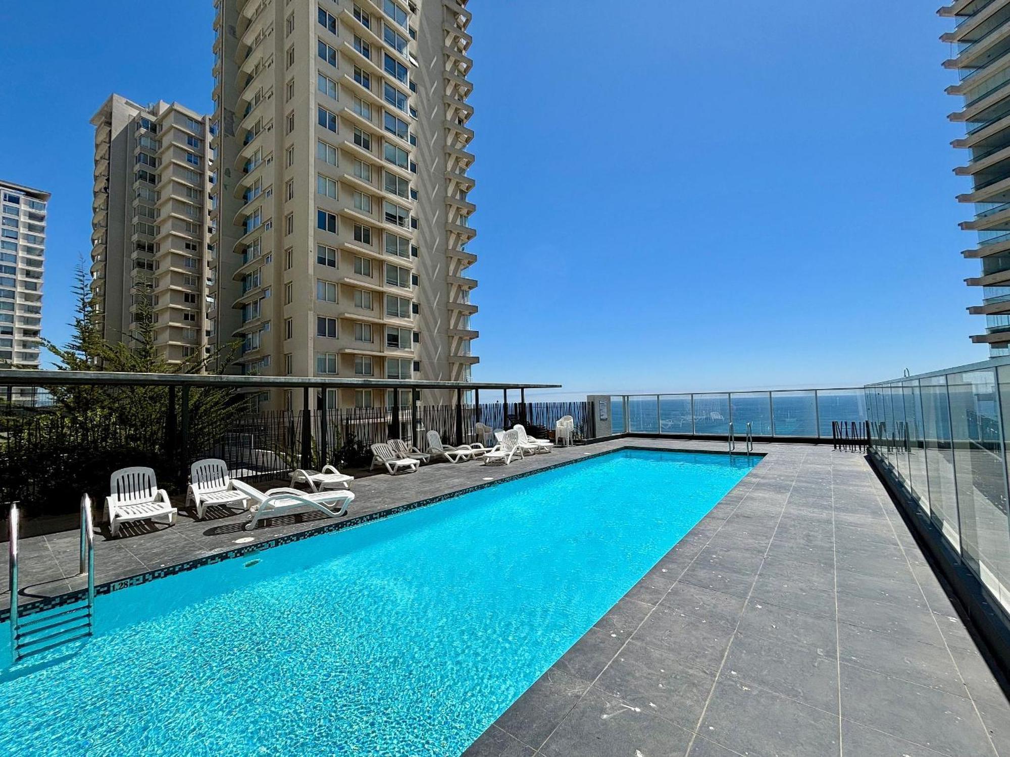 Apartamento Depto Vista Al Mar Con Buena Ubicacion *
