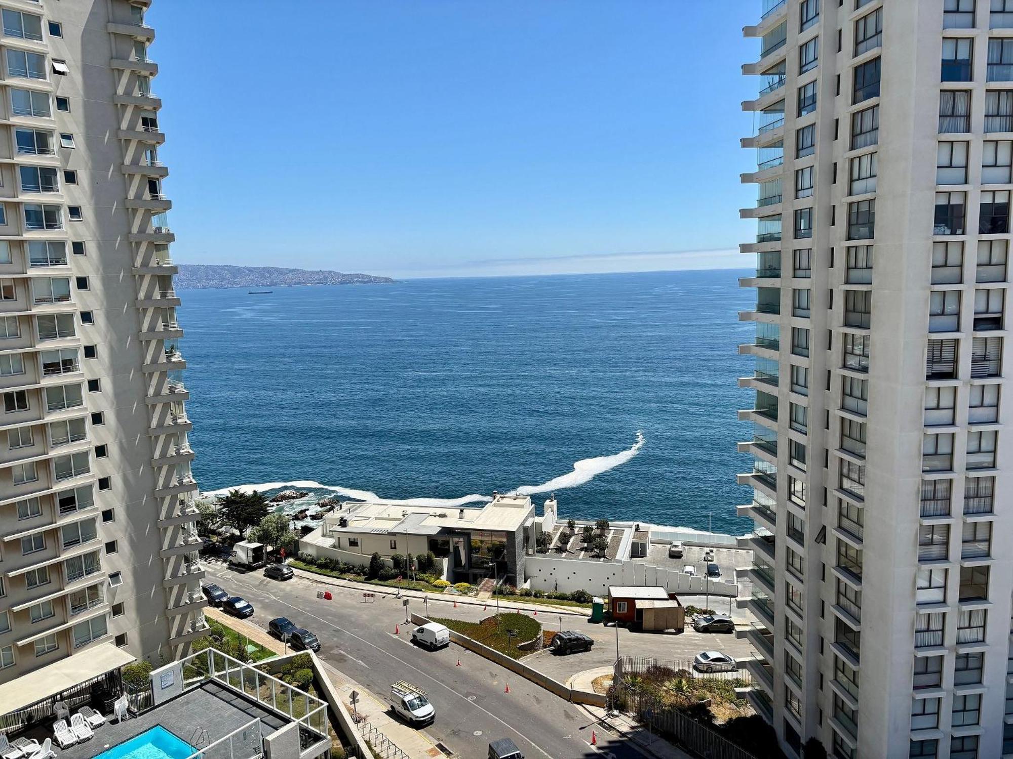 Depto Vista Al Mar Con Buena Ubicacion Apartamento Vina del Mar