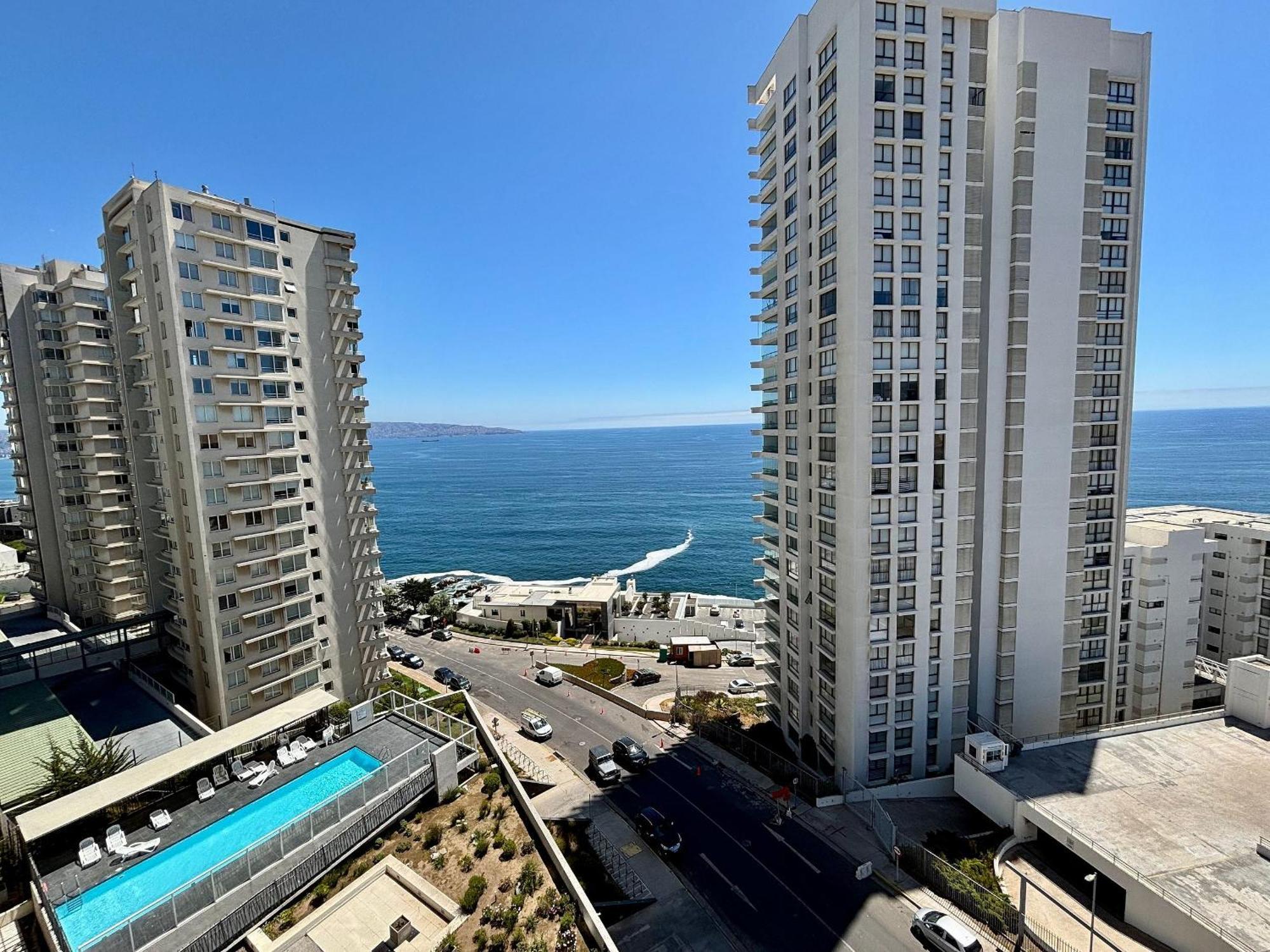 Depto Vista Al Mar Con Buena Ubicacion Apartamento Vina del Mar