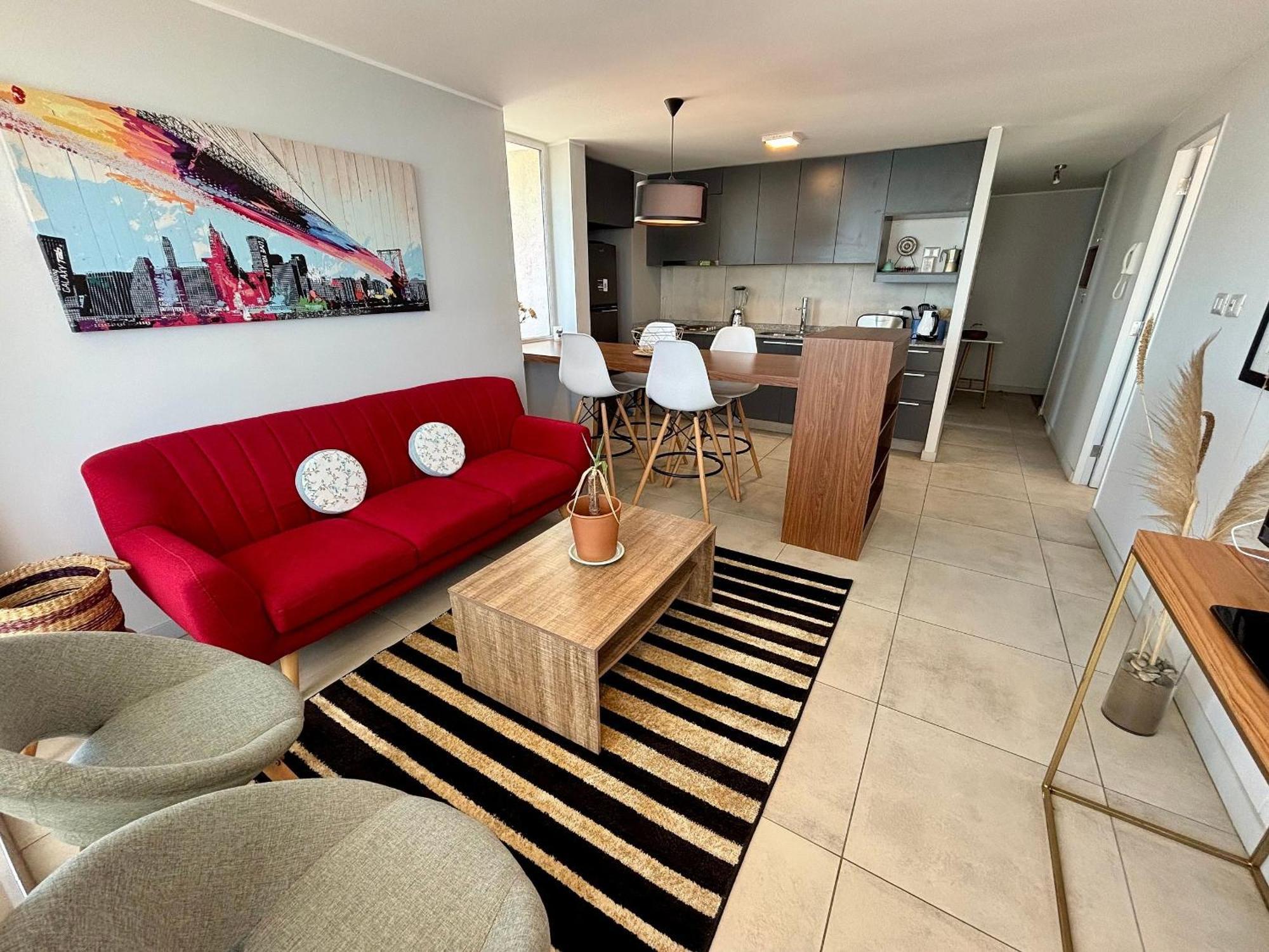 Apartamento Depto Vista Al Mar Con Buena Ubicacion Vina del Mar