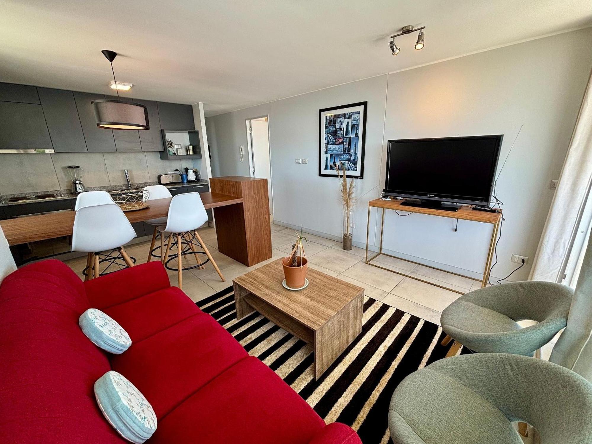 Apartamento Depto Vista Al Mar Con Buena Ubicacion *